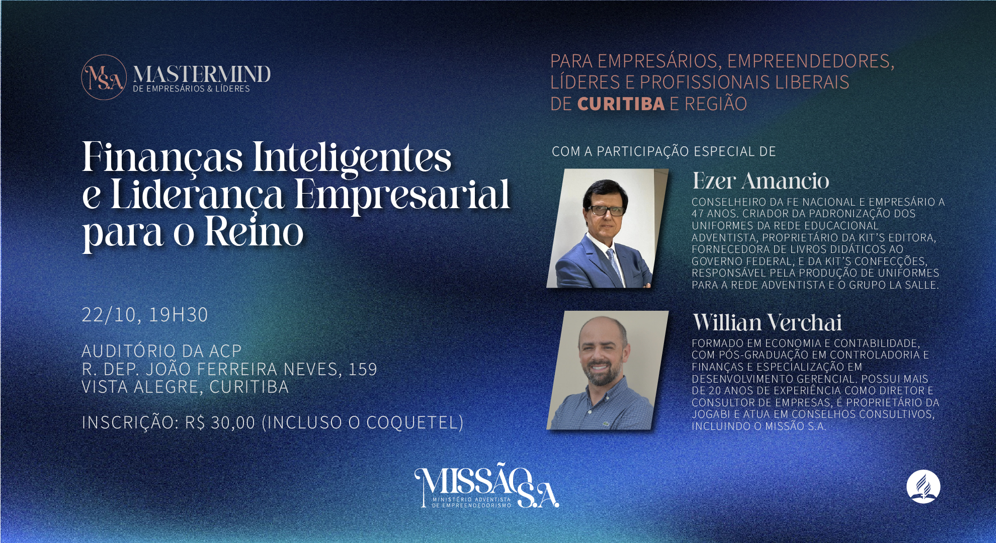 Finanças Inteligentes e Liderança Empresarial para o Reino